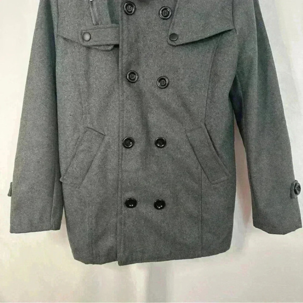 NWT‎ Coat Jacket Button Up Front Pockets Snap But… - image 3